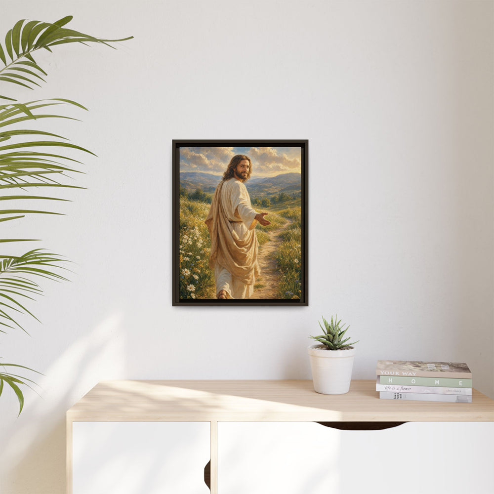The Good Shepherd – Framed Canvas