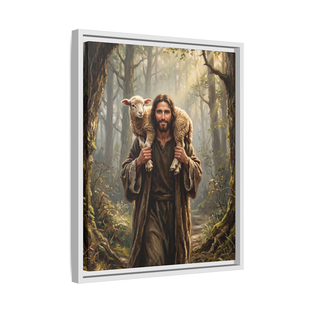 Jesus and the Child – Framed Canvas