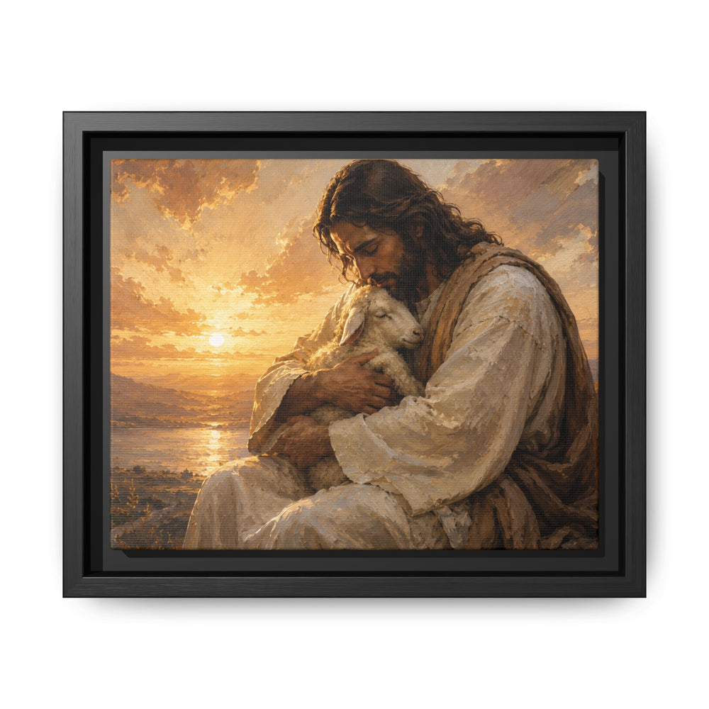 Comfort in His Presence – Framed Canvas