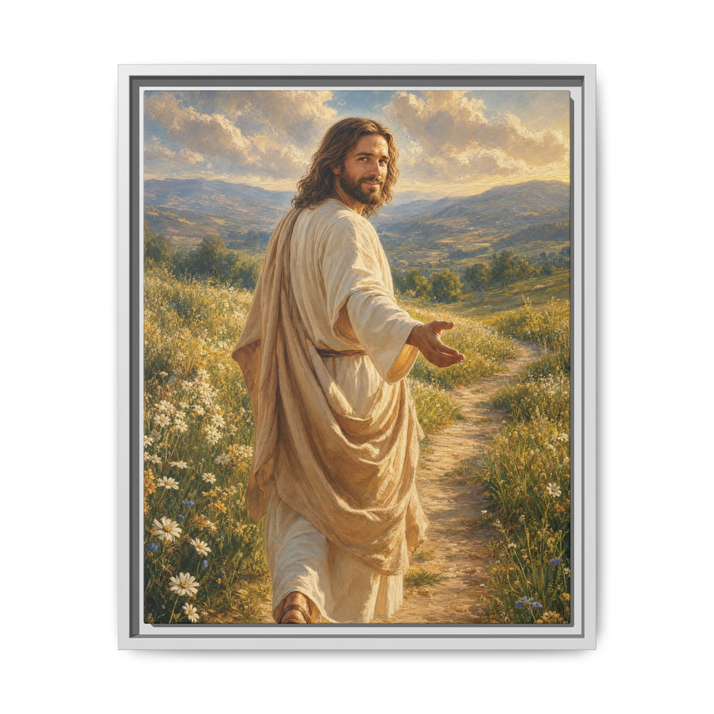 The Good Shepherd – Framed Canvas