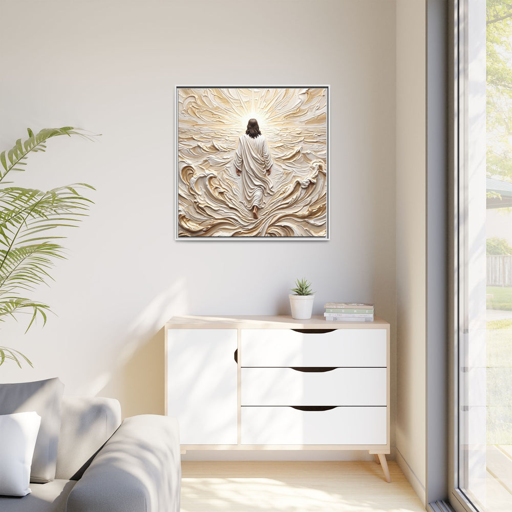 Surrendered in Prayer – Framed Canvas