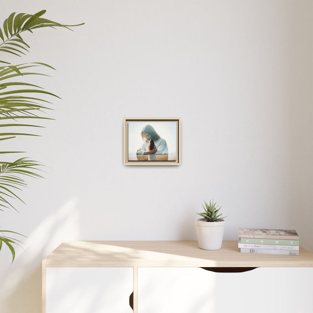 Peace, Be Still – Framed Canvas