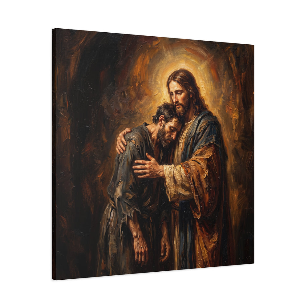 The Embrace of Christ – Canvas