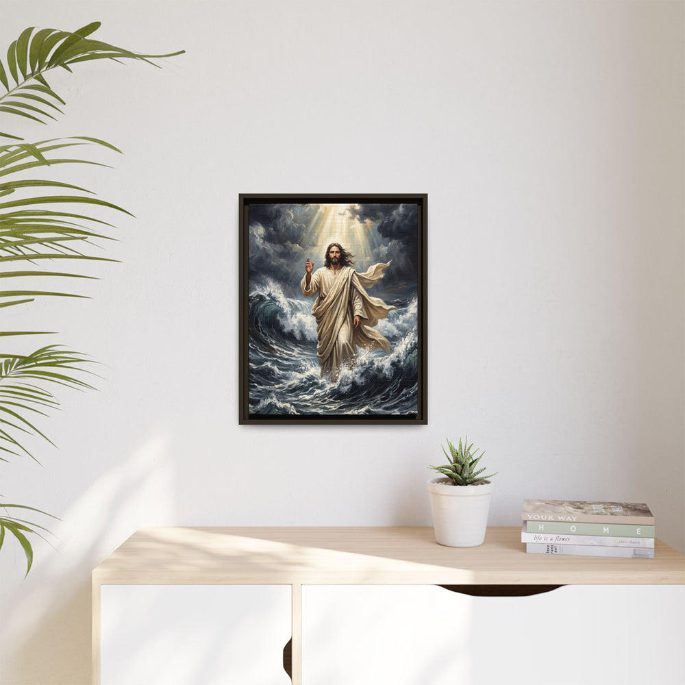 Master of the Storm – Framed Canvas