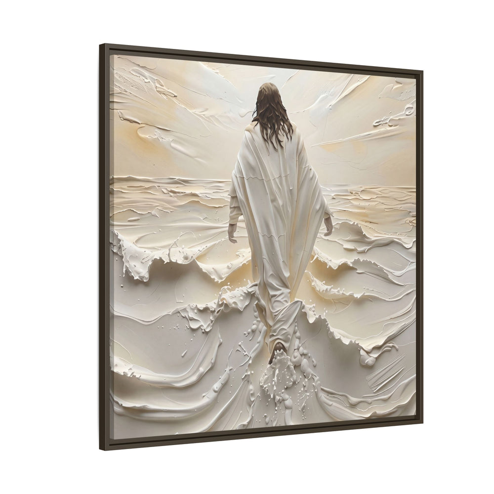 Christ Upon the Waves – Framed Canvas