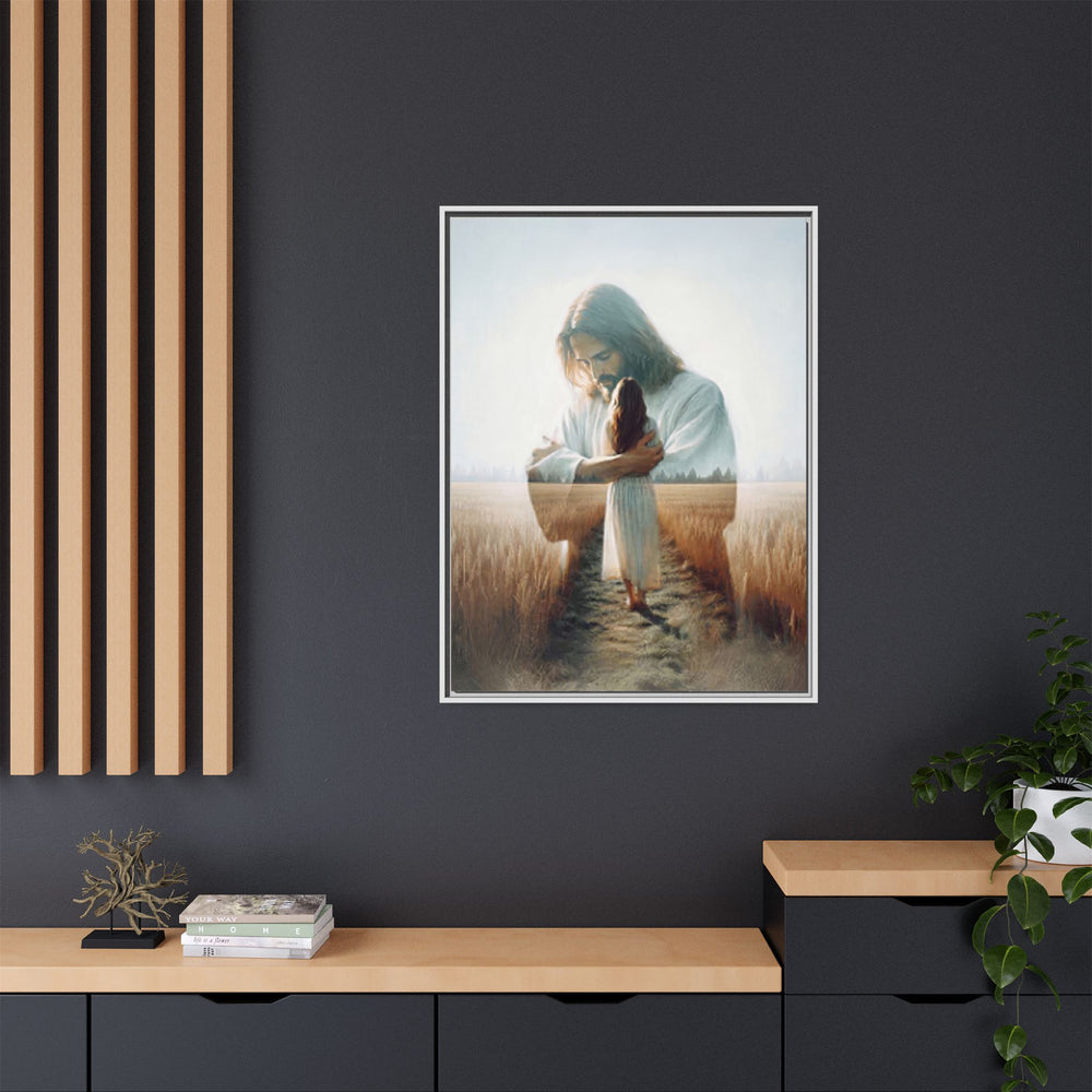 Peace, Be Still – Framed Canvas