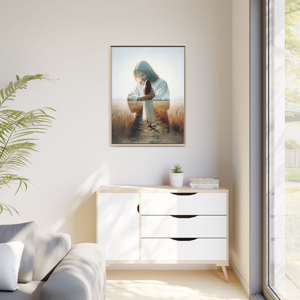 Peace, Be Still – Framed Canvas