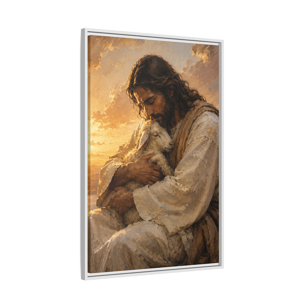 Comfort in His Presence – Framed Canvas