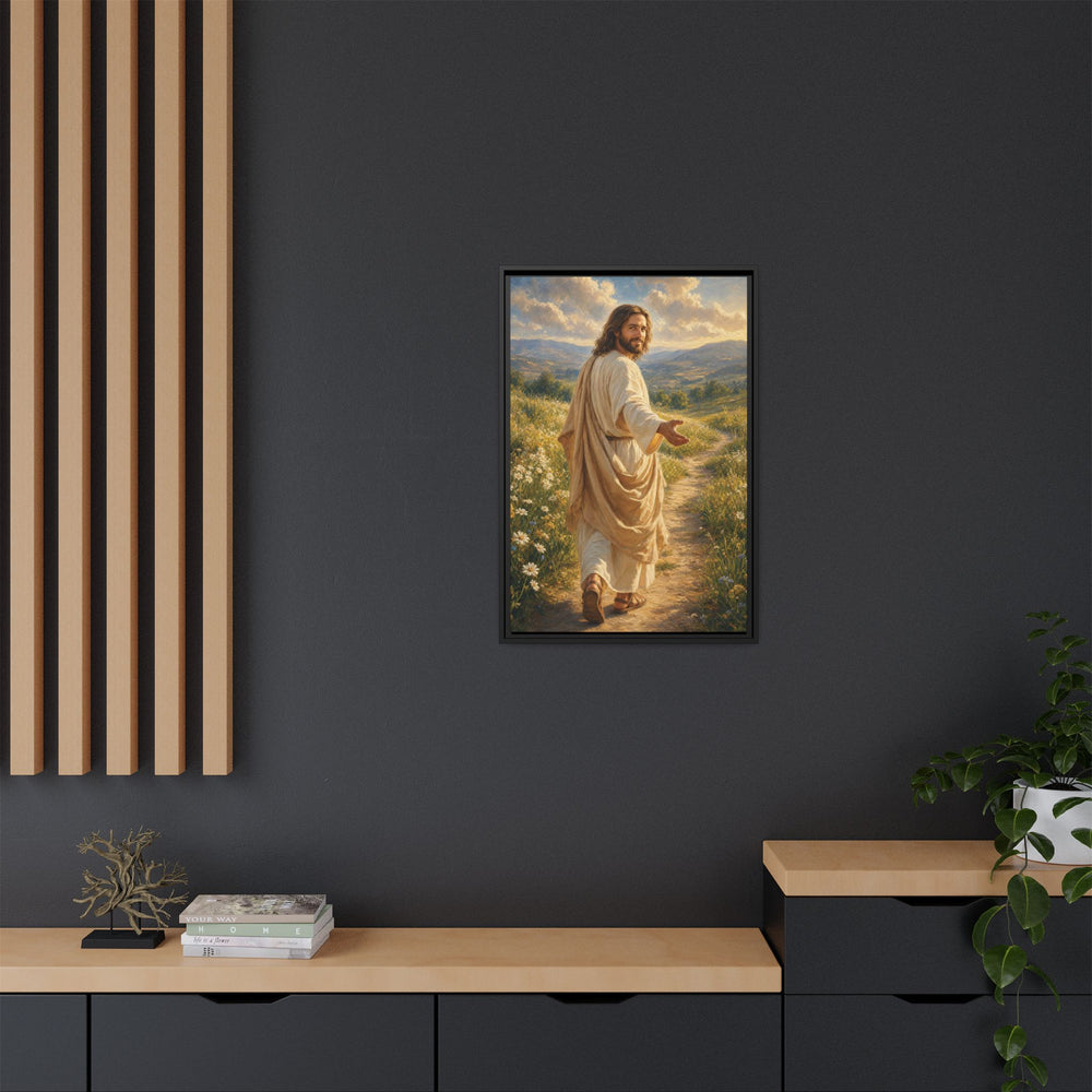 The Good Shepherd – Framed Canvas