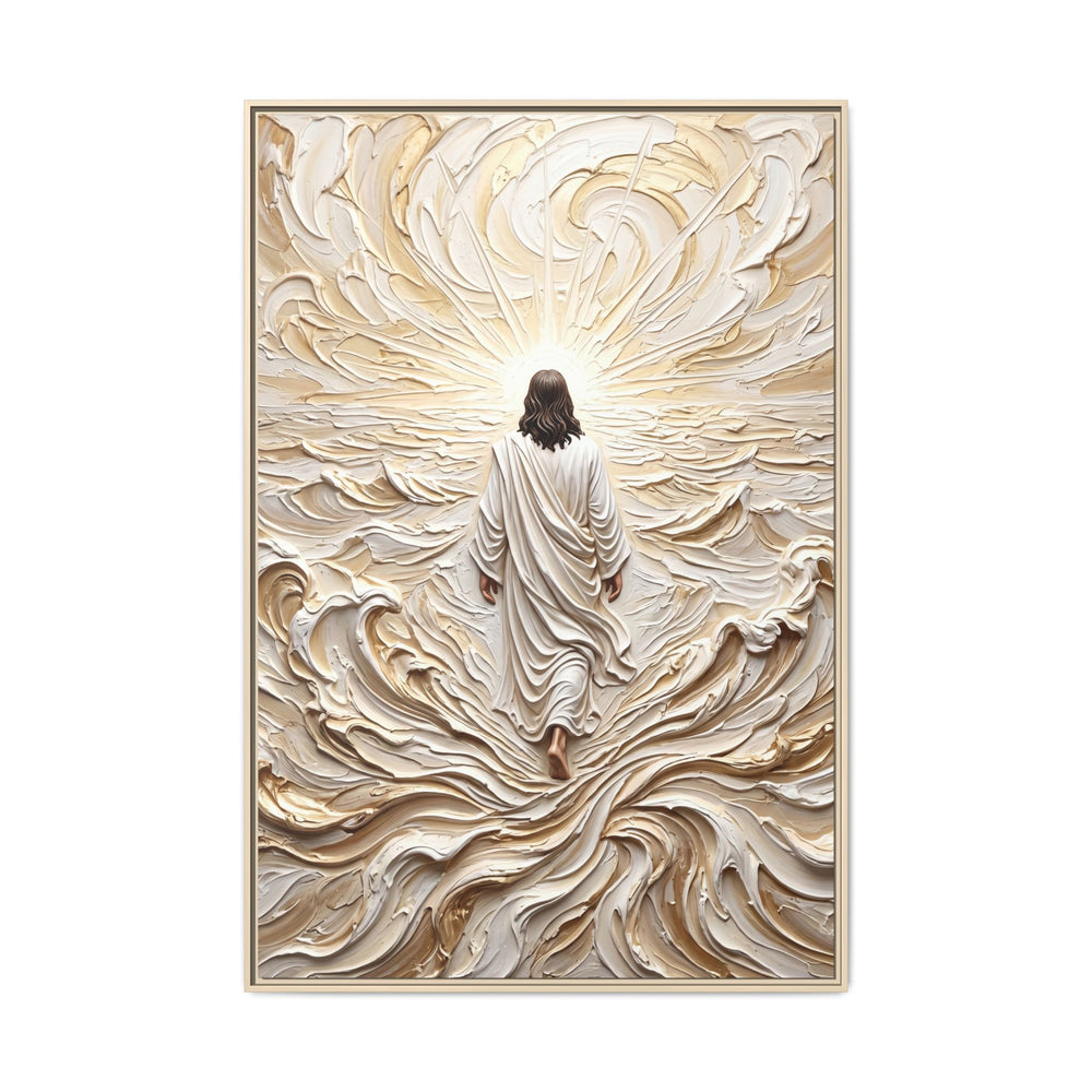 Surrendered in Prayer – Framed Canvas