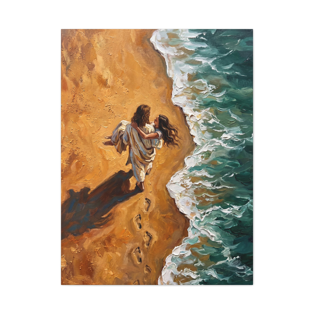 Carried in His Arms – Canvas