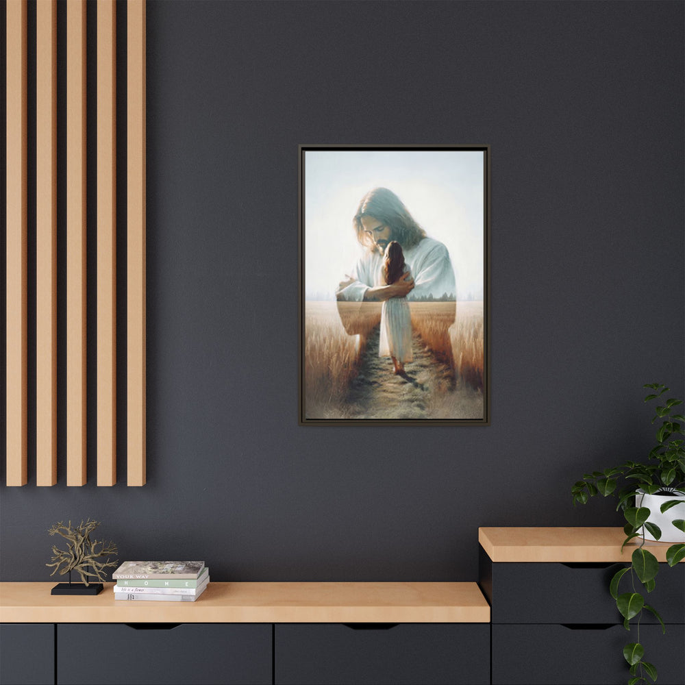 Peace, Be Still – Framed Canvas