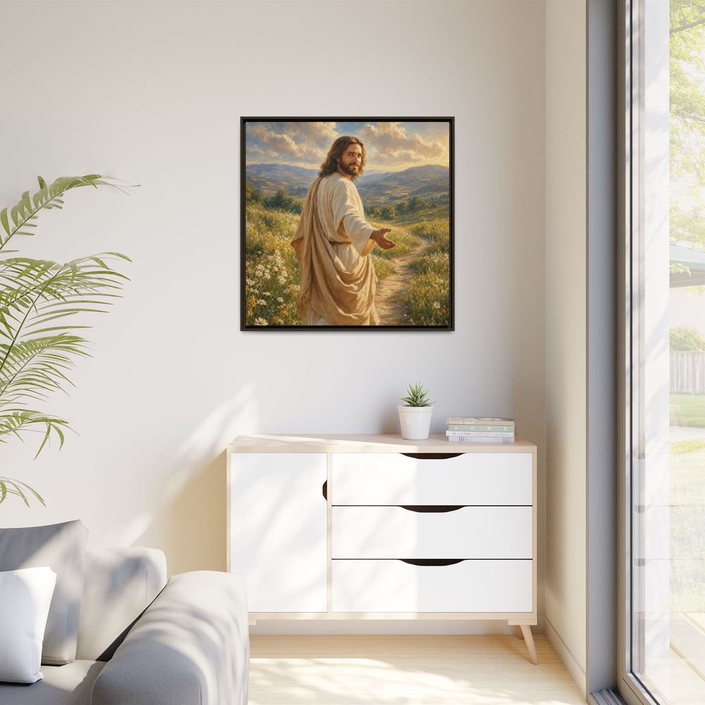 The Good Shepherd – Framed Canvas