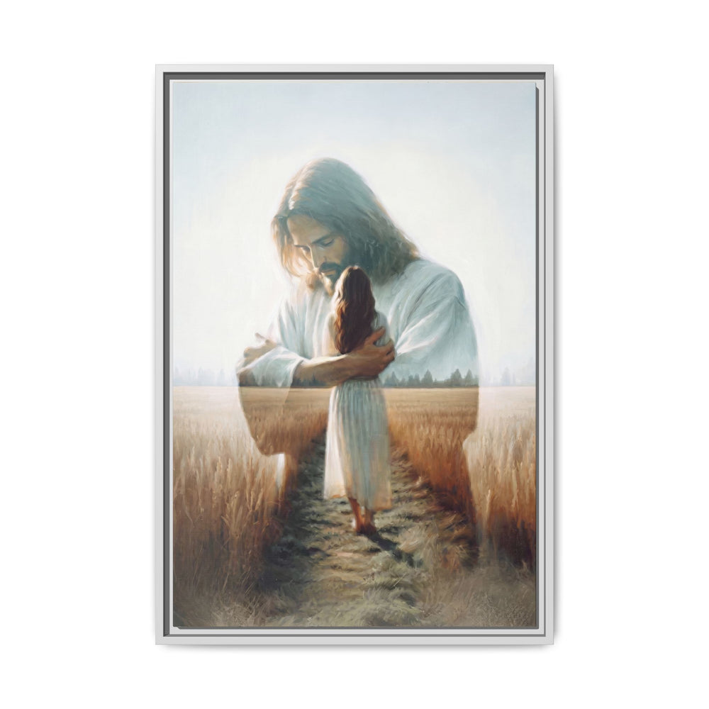Peace, Be Still – Framed Canvas