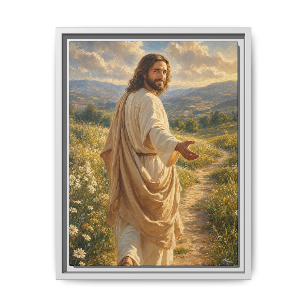 The Good Shepherd – Framed Canvas