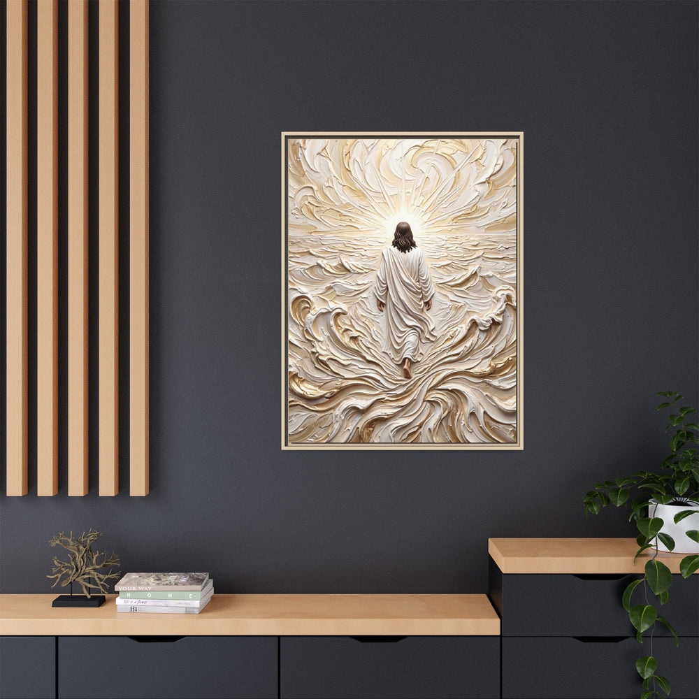 Surrendered in Prayer – Framed Canvas