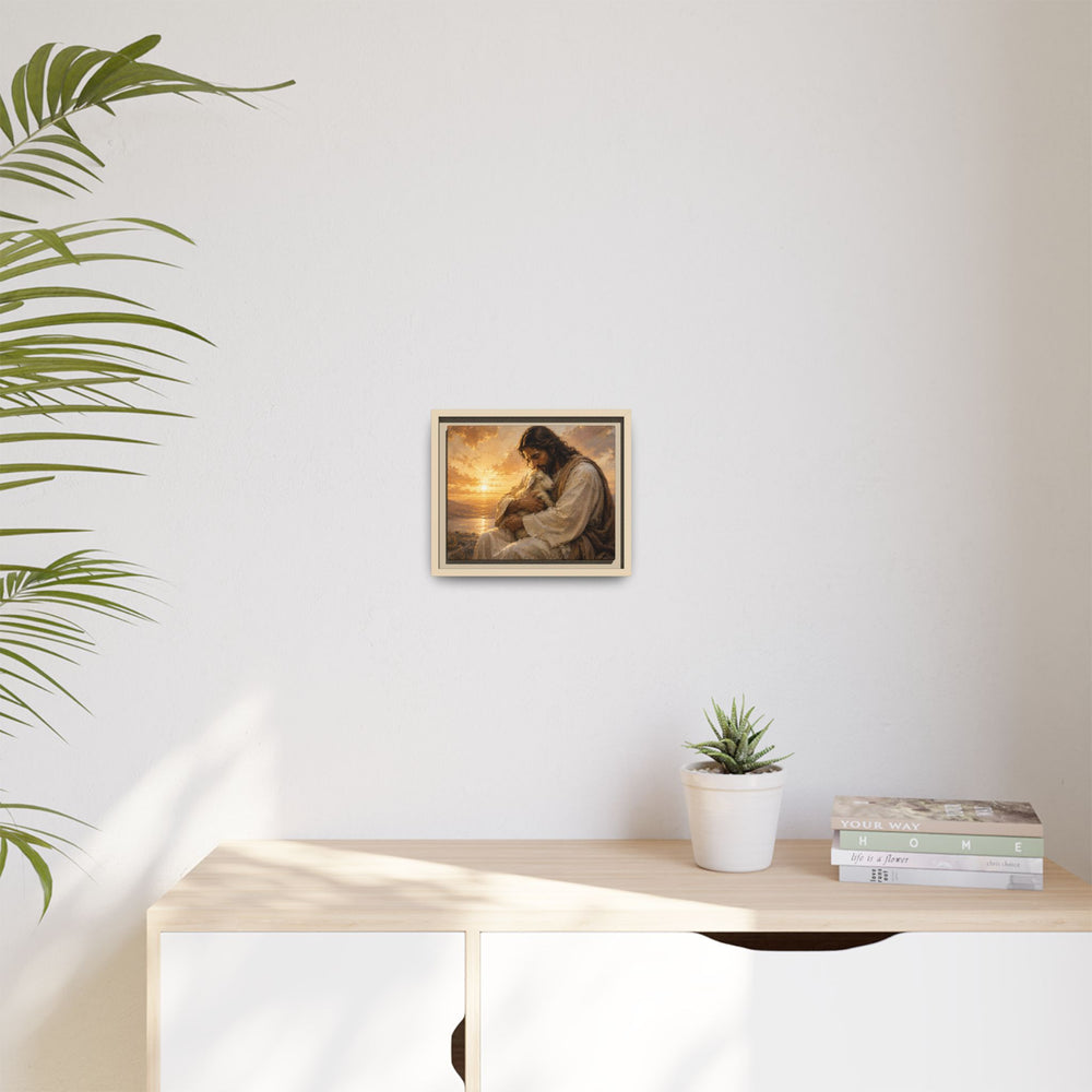 Comfort in His Presence – Framed Canvas