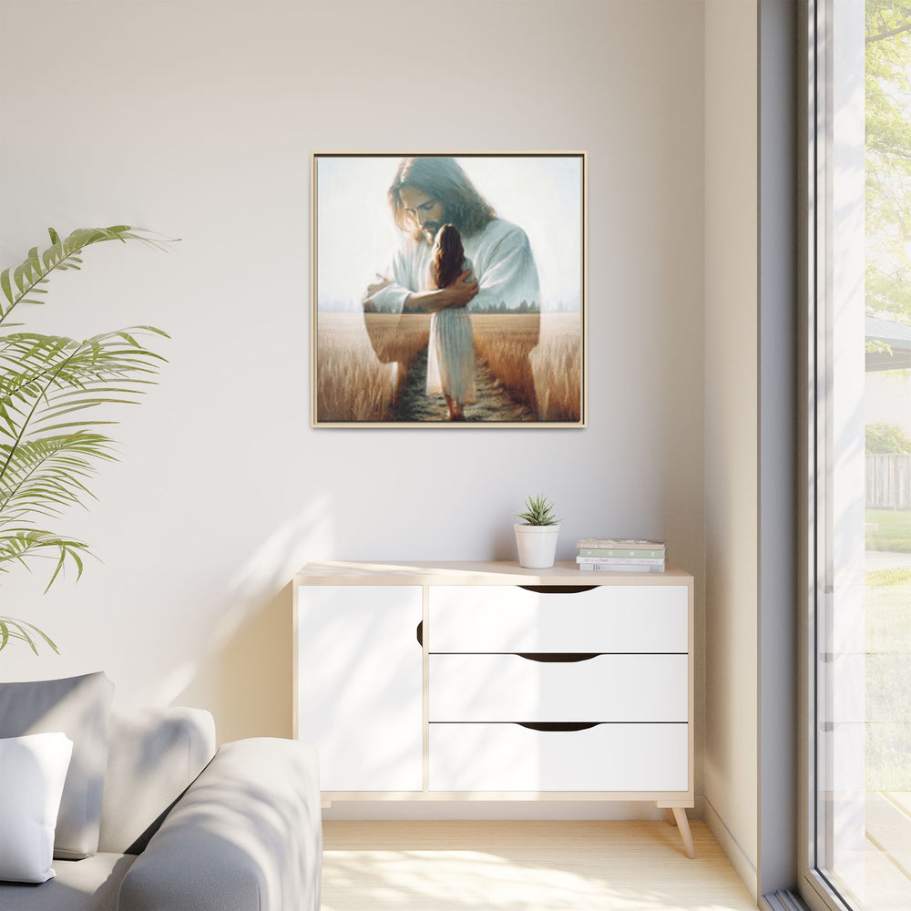 Peace, Be Still – Framed Canvas