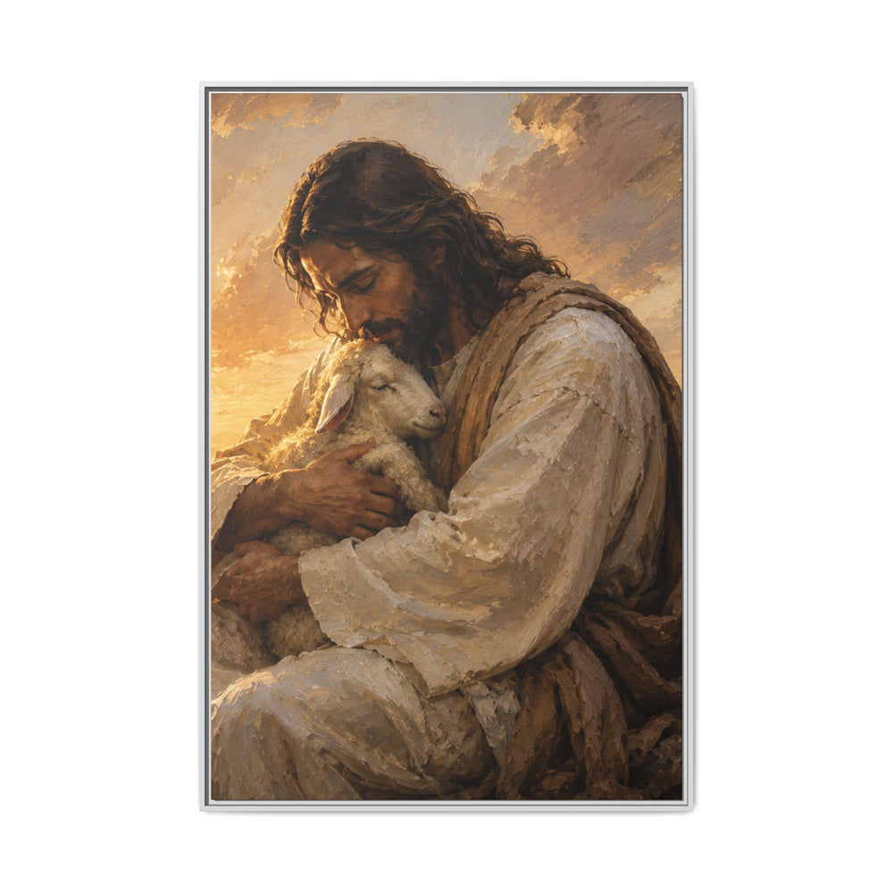 Comfort in His Presence – Framed Canvas