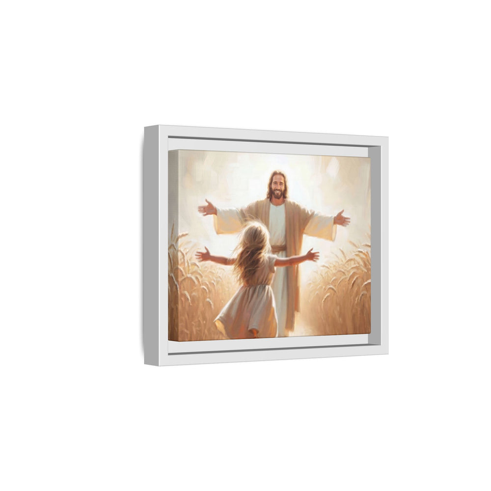 With Open Arms – Framed Canvas