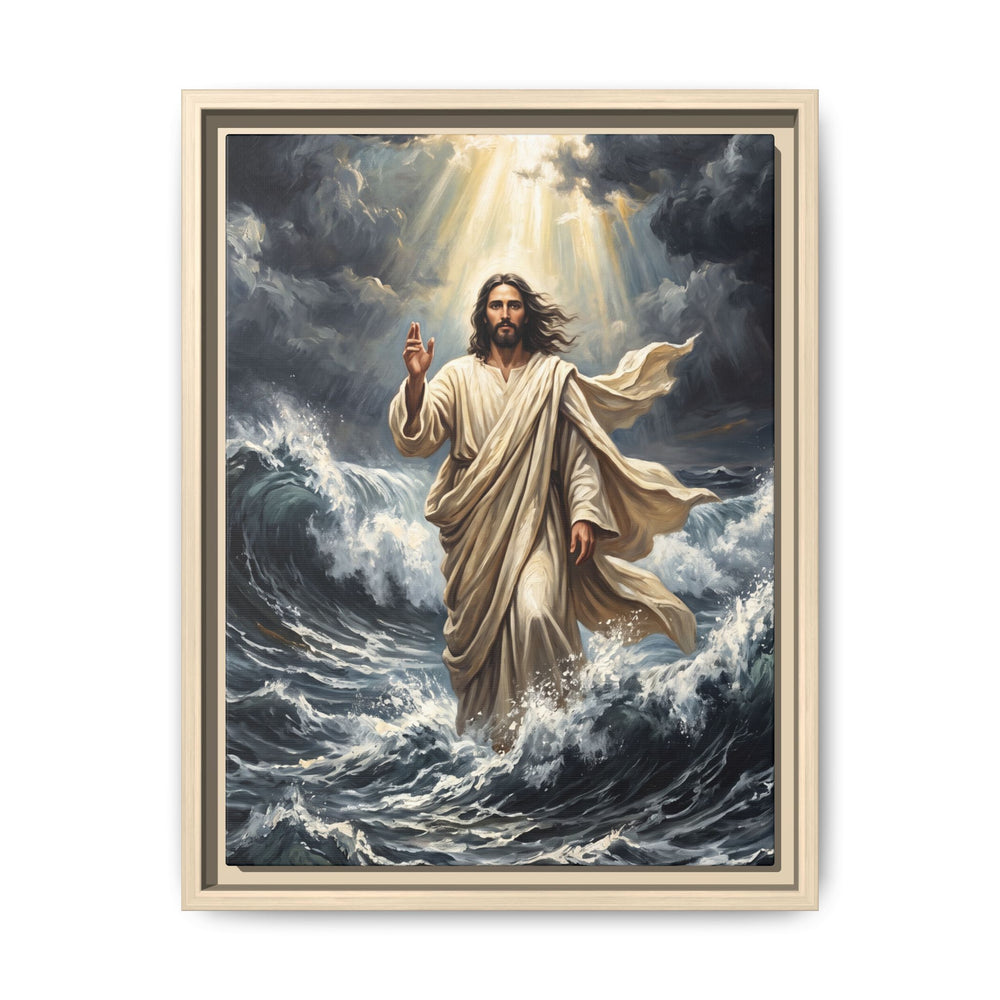Master of the Storm – Framed Canvas