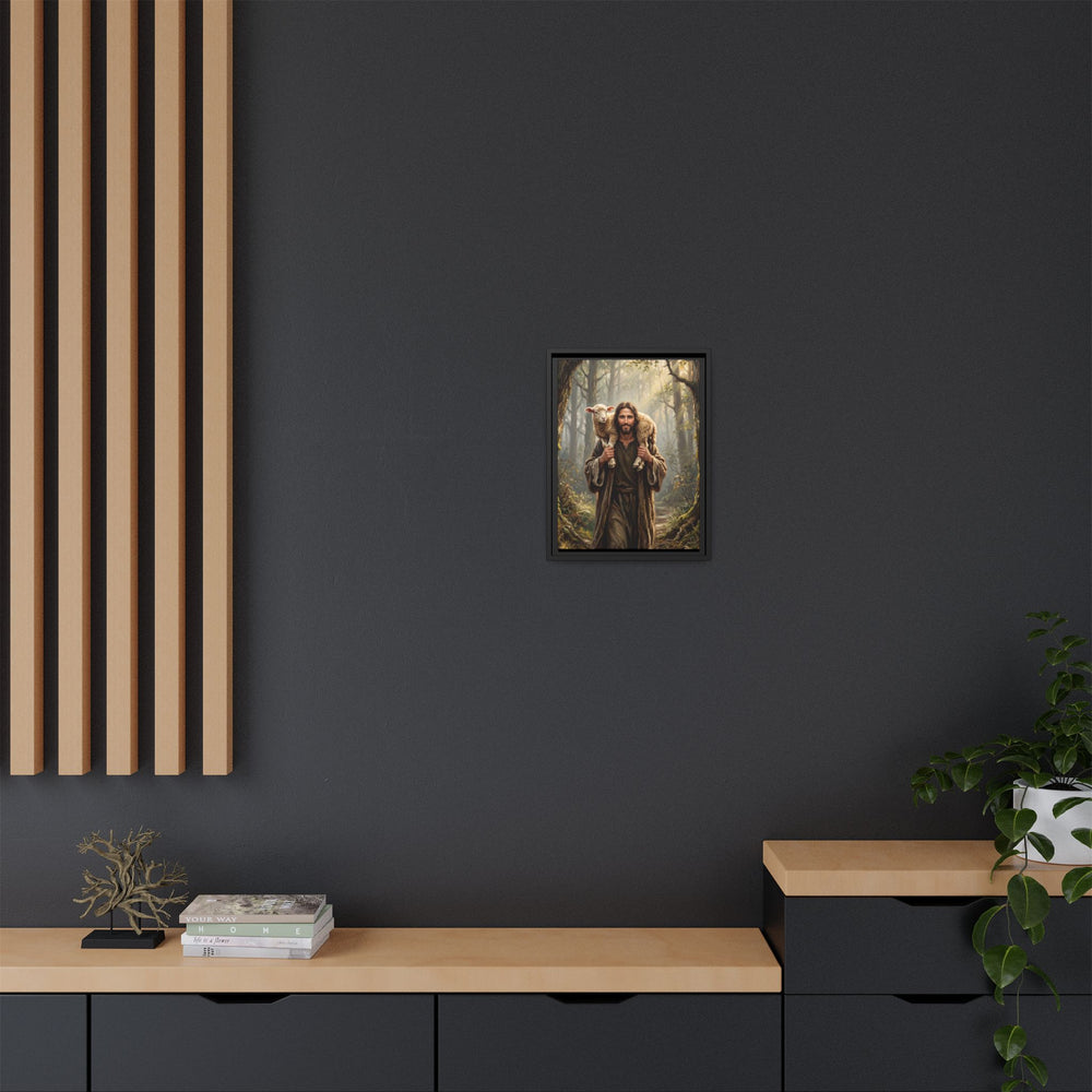 Jesus and the Child – Framed Canvas