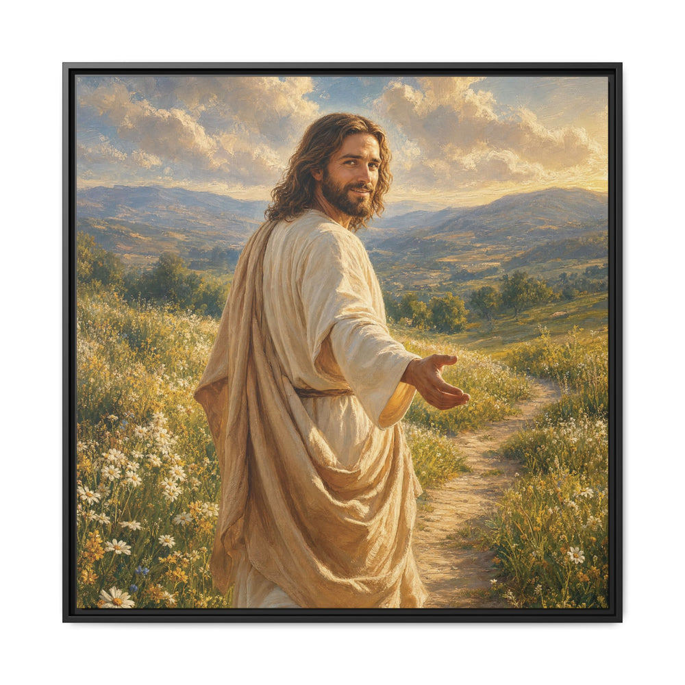 The Good Shepherd – Framed Canvas