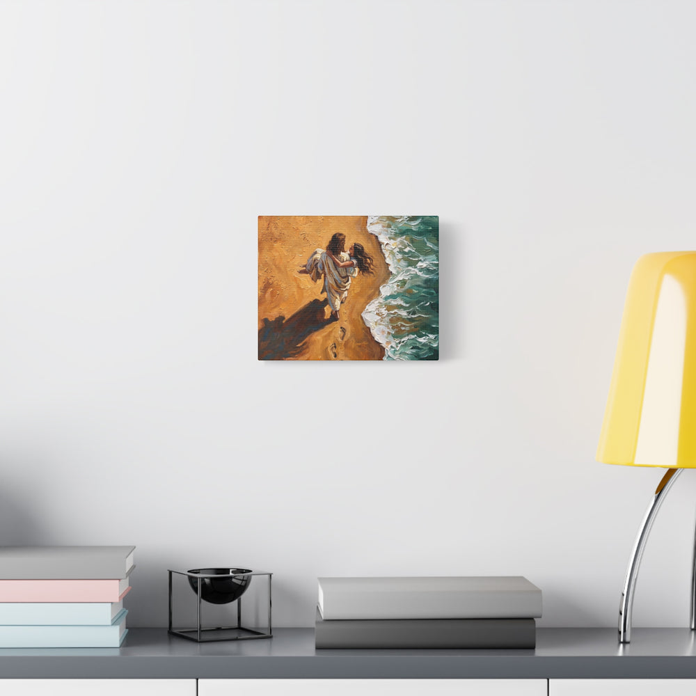 Carried in His Arms – Canvas