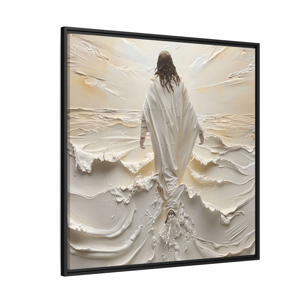 Christ Upon the Waves – Framed Canvas