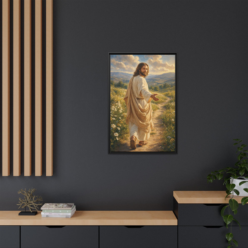 The Good Shepherd – Framed Canvas
