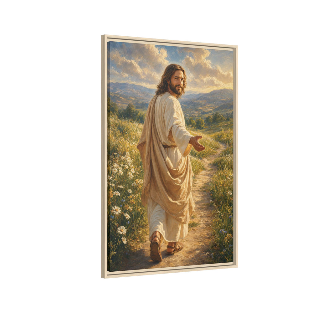 The Good Shepherd – Framed Canvas
