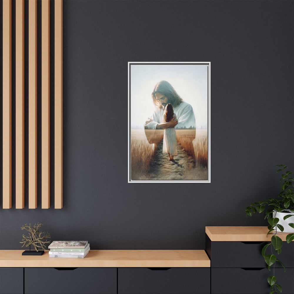Peace, Be Still – Framed Canvas