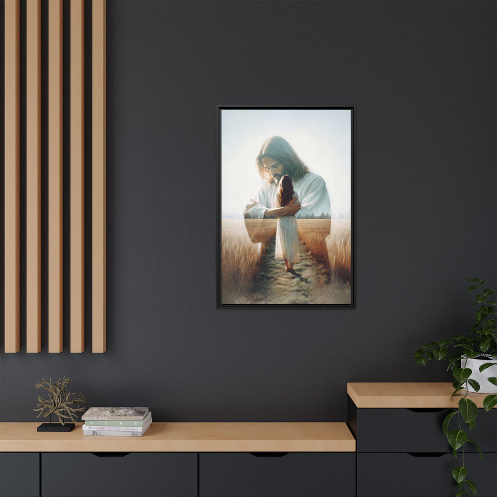 Peace, Be Still – Framed Canvas