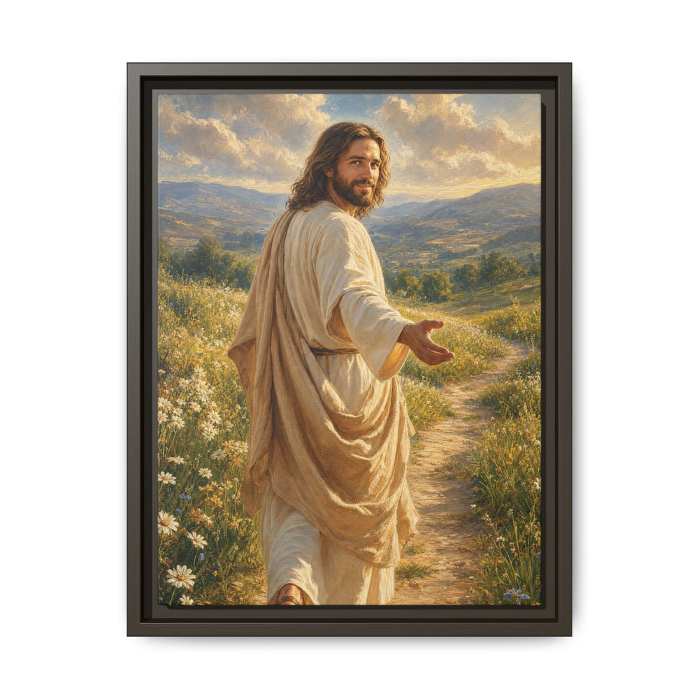 The Good Shepherd – Framed Canvas