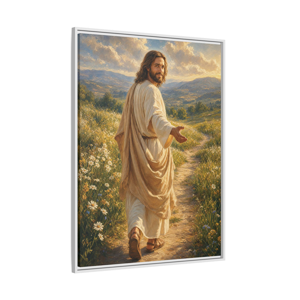 The Good Shepherd – Framed Canvas