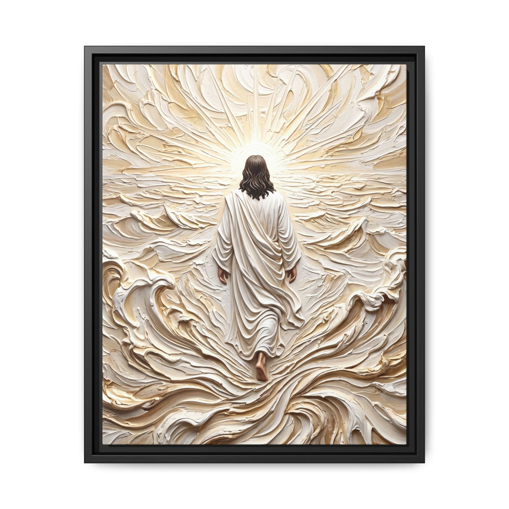 Surrendered in Prayer – Framed Canvas