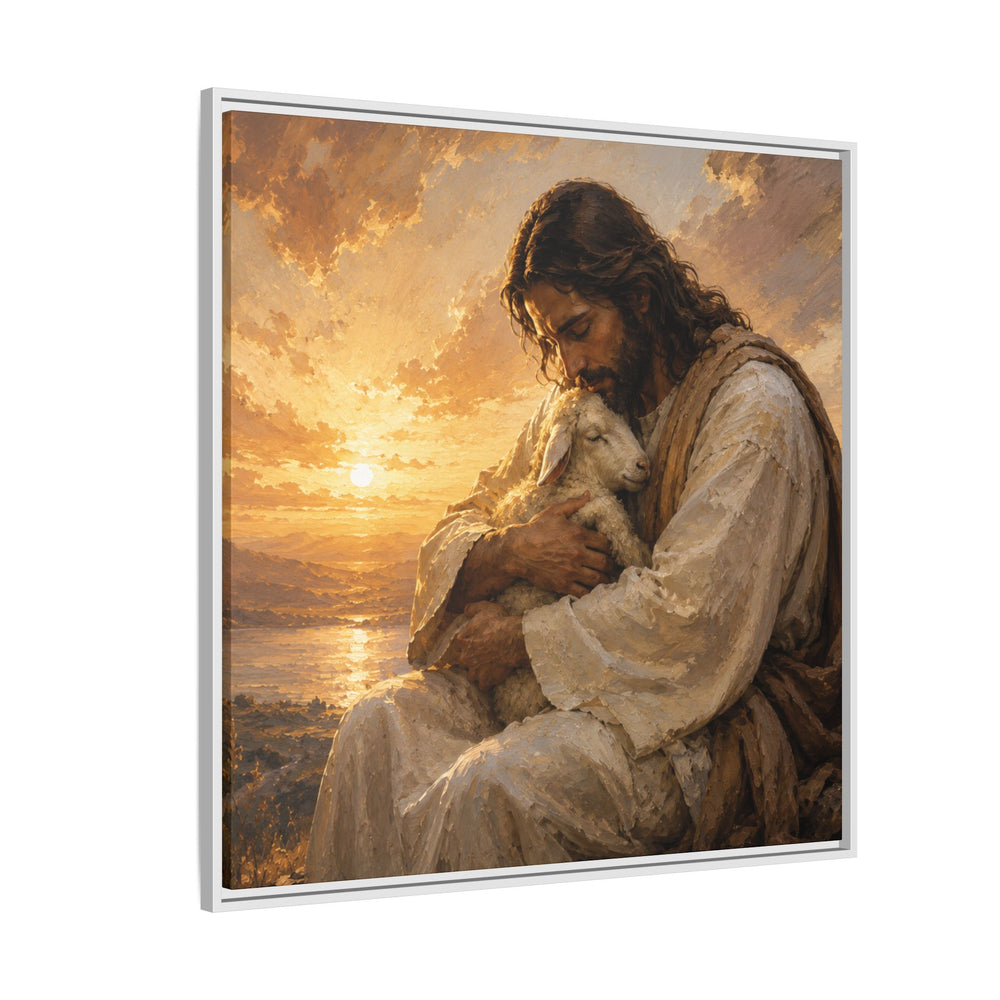 Comfort in His Presence – Framed Canvas