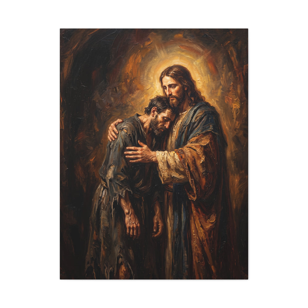 The Embrace of Christ – Canvas