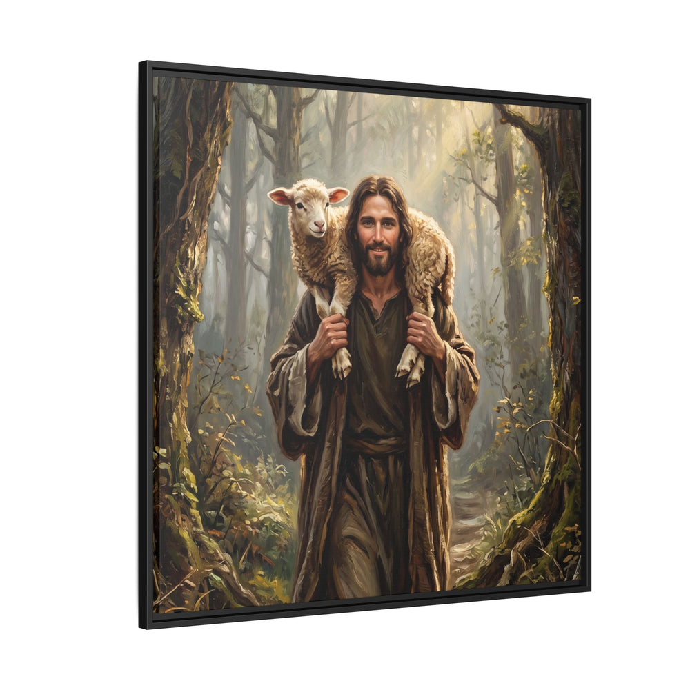 Jesus and the Child – Framed Canvas