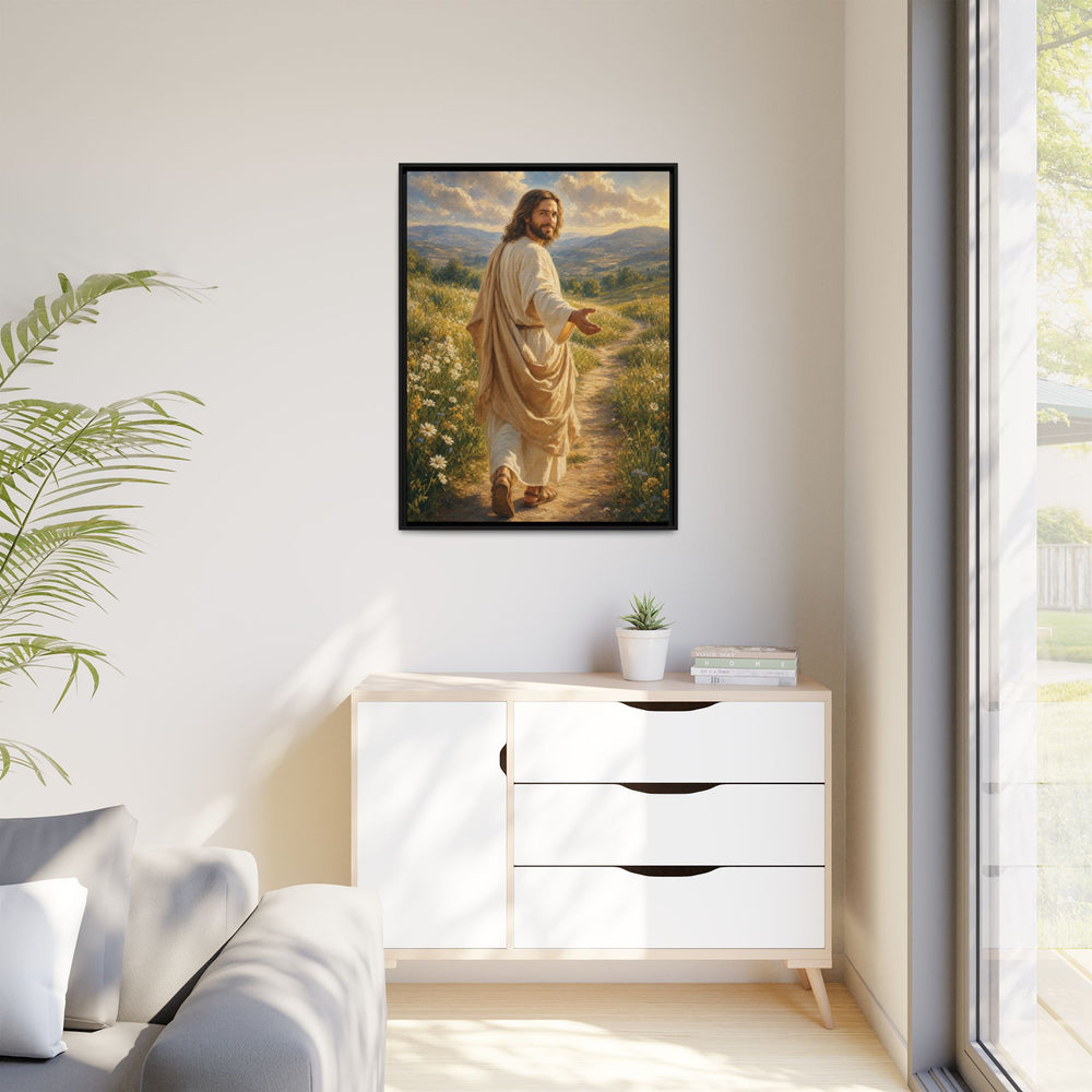 The Good Shepherd – Framed Canvas