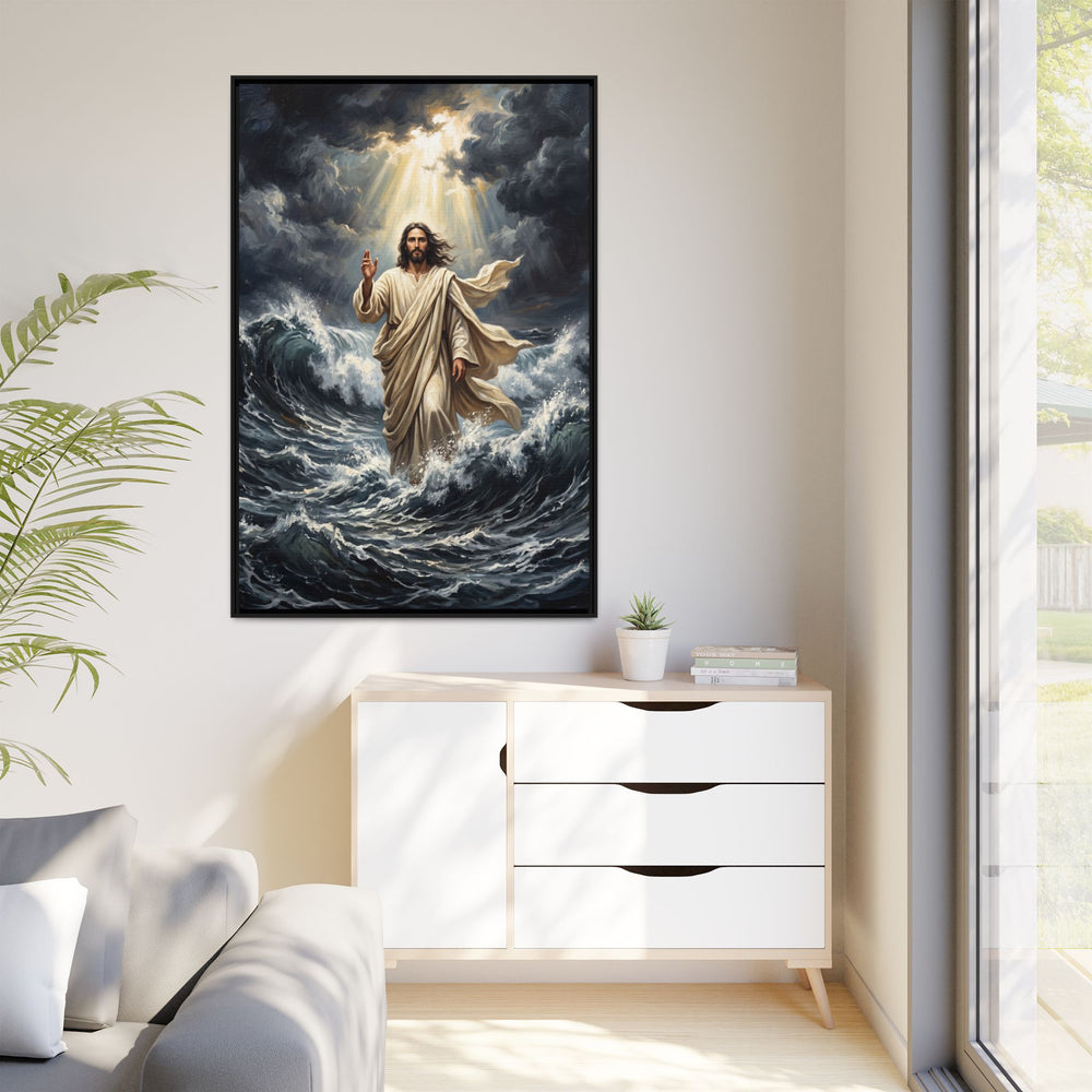 Master of the Storm – Framed Canvas