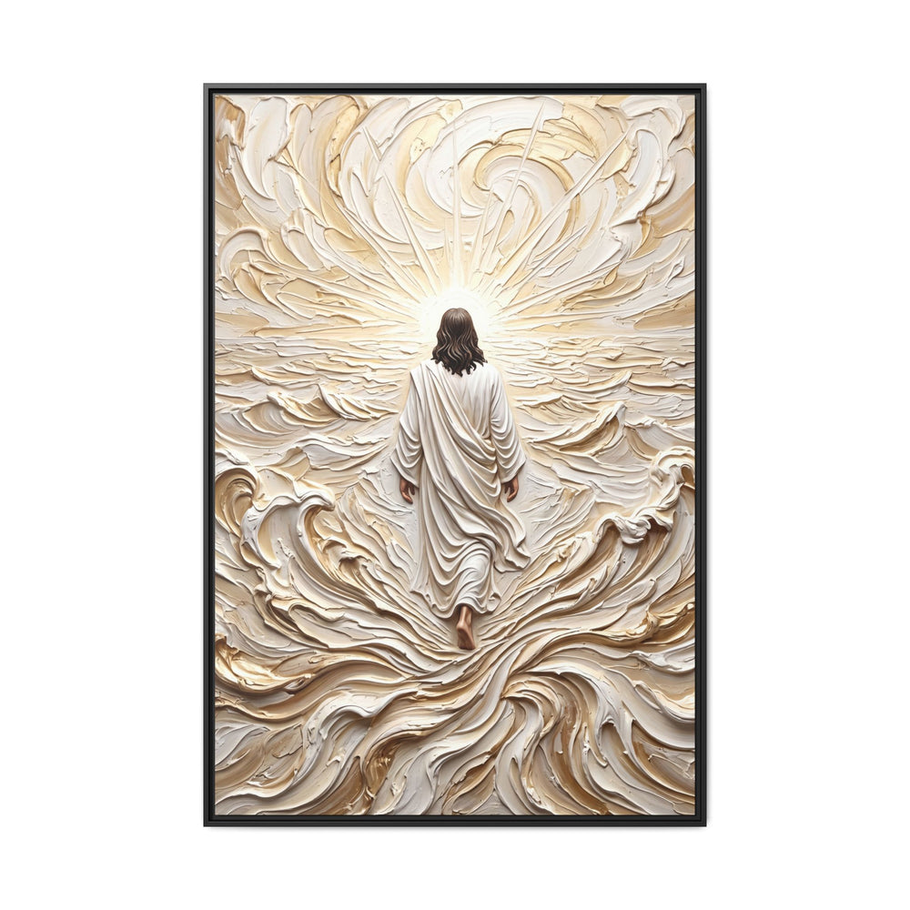 Surrendered in Prayer – Framed Canvas
