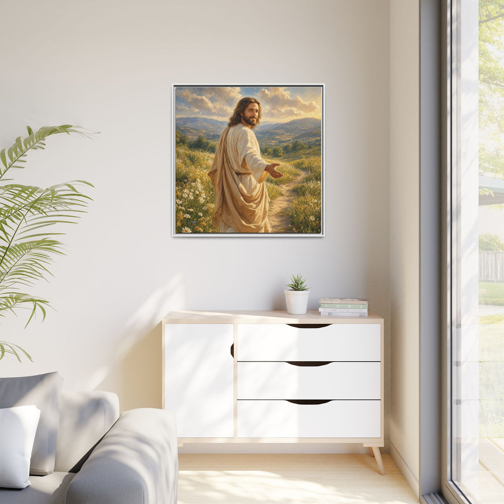The Good Shepherd – Framed Canvas