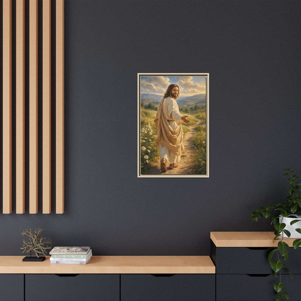 The Good Shepherd – Framed Canvas