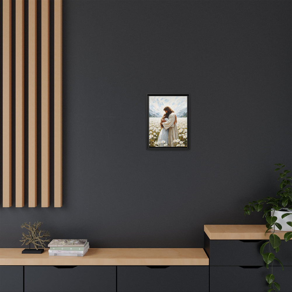 Held by Jesus – Framed Canvas