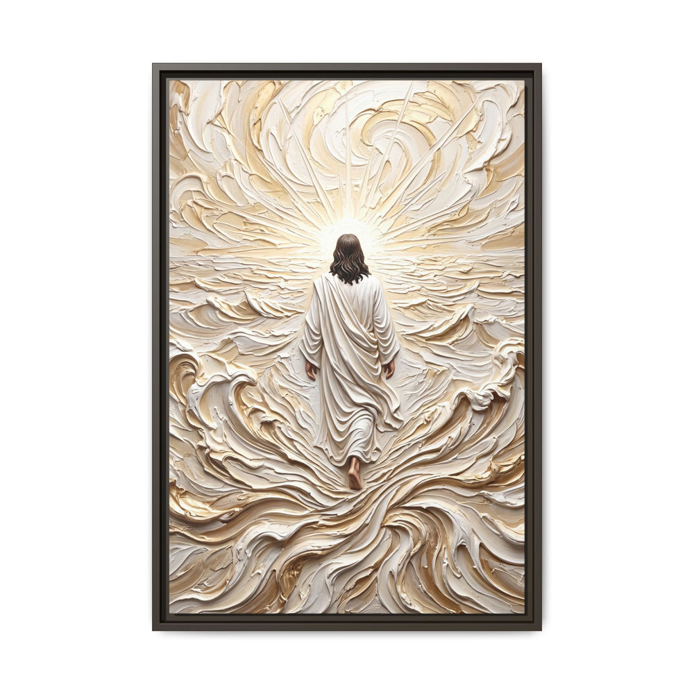 Surrendered in Prayer – Framed Canvas