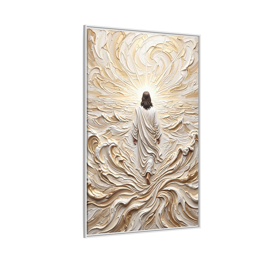 Surrendered in Prayer – Framed Canvas