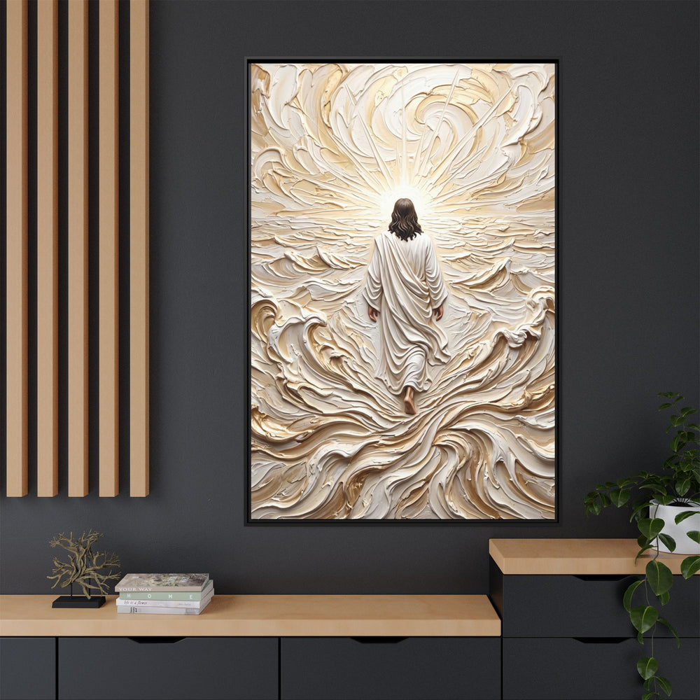 Surrendered in Prayer – Framed Canvas