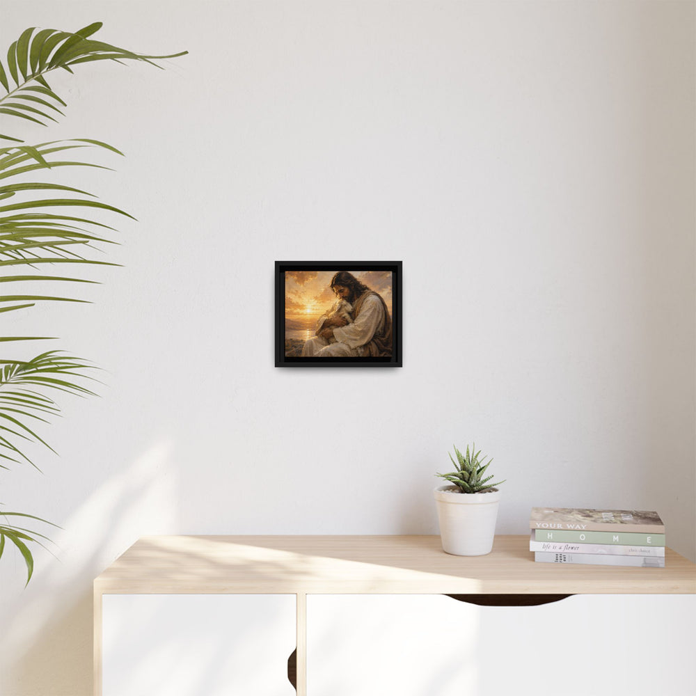 Comfort in His Presence – Framed Canvas