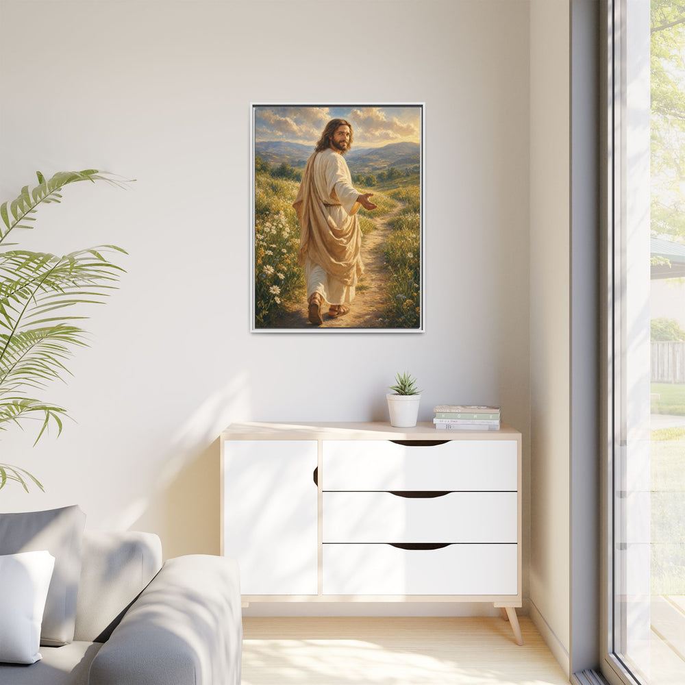 The Good Shepherd – Framed Canvas